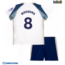 Camisa de Futebol Tottenham Hotspur Yves Bissouma #8 Equipamento Principal Infantil 2025-26 Manga Curta (+ Calças curtas)